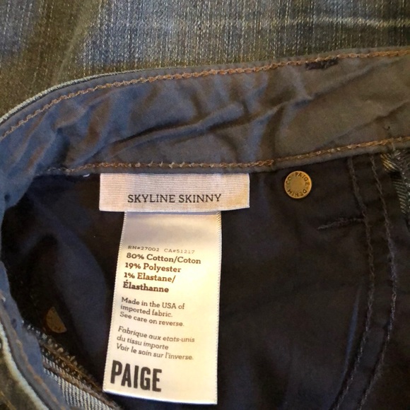 Paige Skyline Jeans—28 - Picture 3 of 5